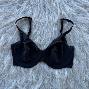 Skims Smoothing Intimates Unlined Full Coverage Bra Onyx Size 34DDD